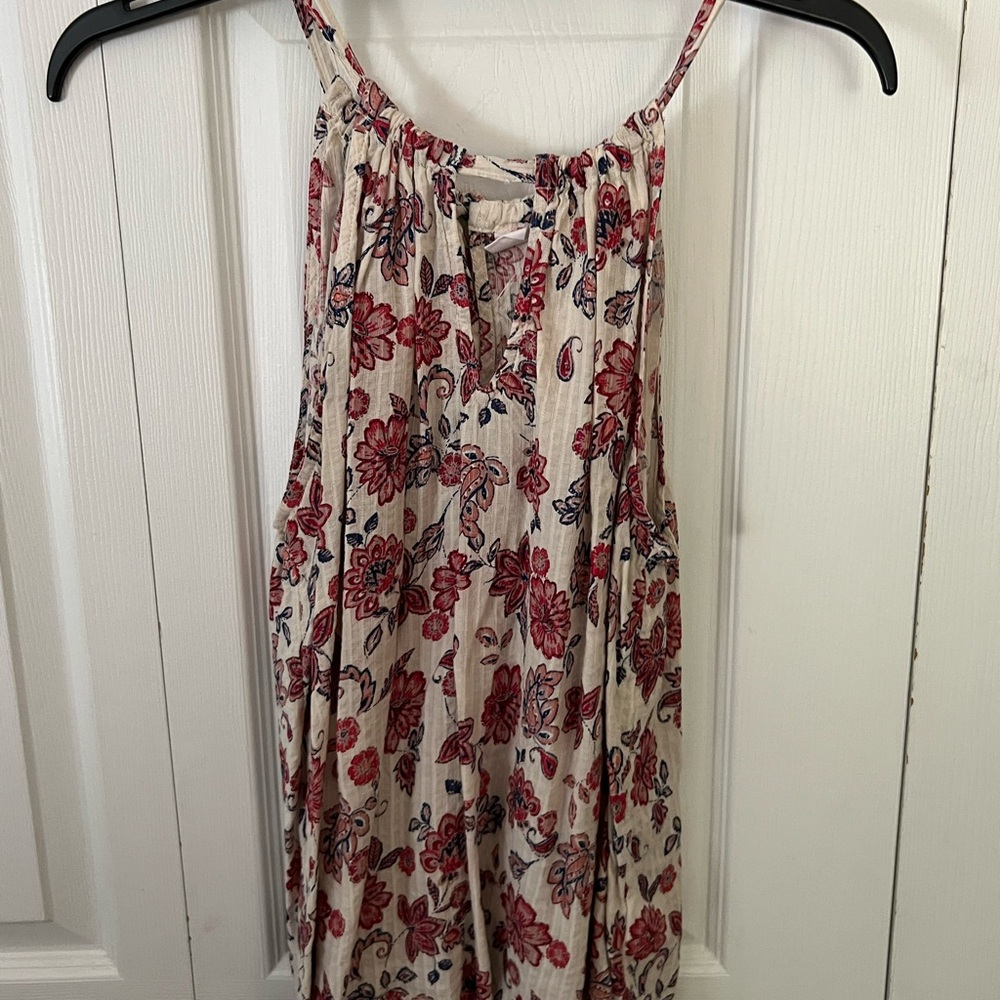Floral Sleeveless top